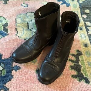 Brown Leather Paddock Horse Riding Equestrian Boots by Let’s Ride Size 7